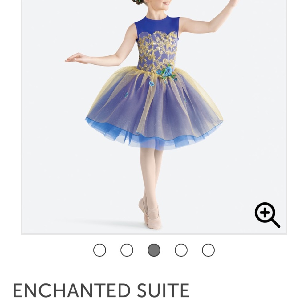 REVOLUTION DANCEWEAR  Ballet costume- Enchanted Suite Size: LC ;worn once